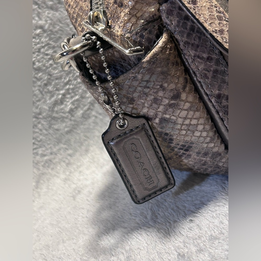 Coach Campbell Exotic Leather Python Crossbody Bag - image 7